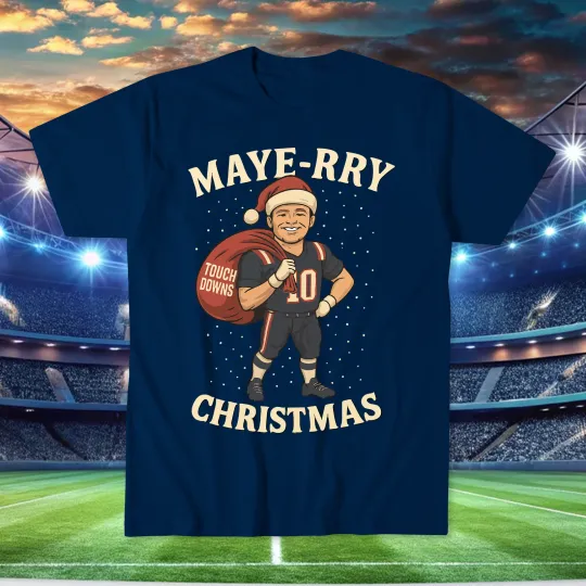 Discover Drake Maye New England Shirt Christmas T Shirt Patriots Unisex XMAS Gift