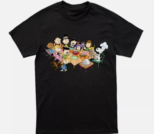 Discover Snoopy Peanuts Thanksgiving Christmas Holiday T-shirt All Size