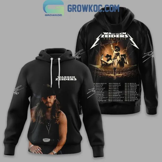Discover Warren Zeiders World Tour 3D Hoodie