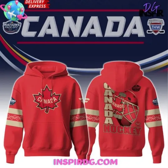 Discover Nations FaceOff 2025 Canada Ice Hockey Special 3D Hoodie Unisex