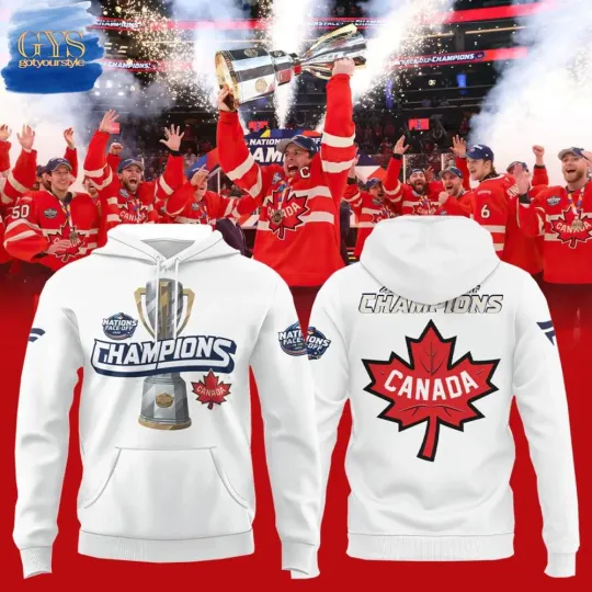 Discover Canada Team Champions 4 Nations Face Off 2025 3D Hoodie Unisex