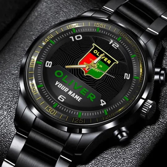 Discover Oliver Tractor Stainless Steel Watch, Gift For Dad, Christmas Gift