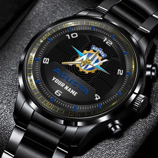 Discover MV Agusta Stainless Steel Watch, Gift For Dad, Christmas Gift