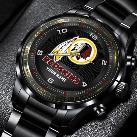 Discover Washington Redskin Stainless Steel Watch, Gift For Dad, Christmas Gift