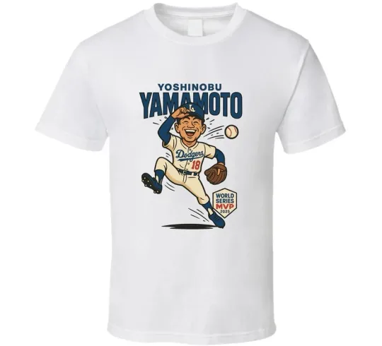 Discover Yoshinobu Yamamoto Caricature Mvp T Shirt