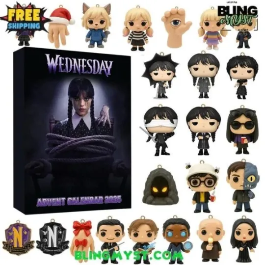 Discover Wednesday Acrylic Advent Calendar 2025