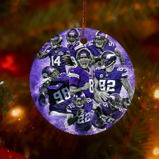 Minnesota Team Ceramic Christmas Ornament - Xmas Tree Fan Gift Keepsake