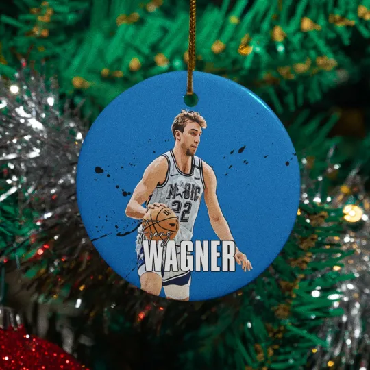 Discover Franz Wagner-Inspired #22 Ceramic Christmas Ornament - Orlando Tribute Keepsake