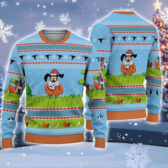 Discover Retro Knitted Christmas Sweater for Gaming Holiday Season