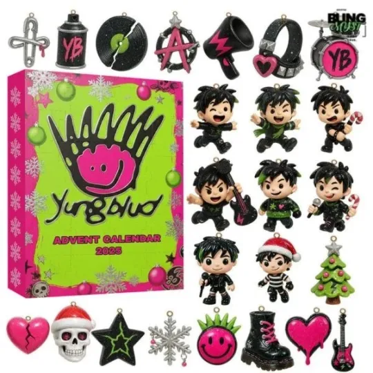 Discover YungBlud 2025 Acrylic Advent Calendar Blind Box