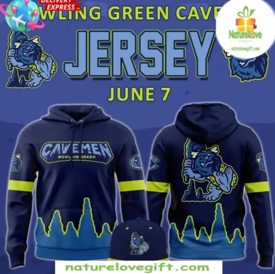 Discover Bowling Green Cavemen 2025 3D Hoodie Gift For Fans