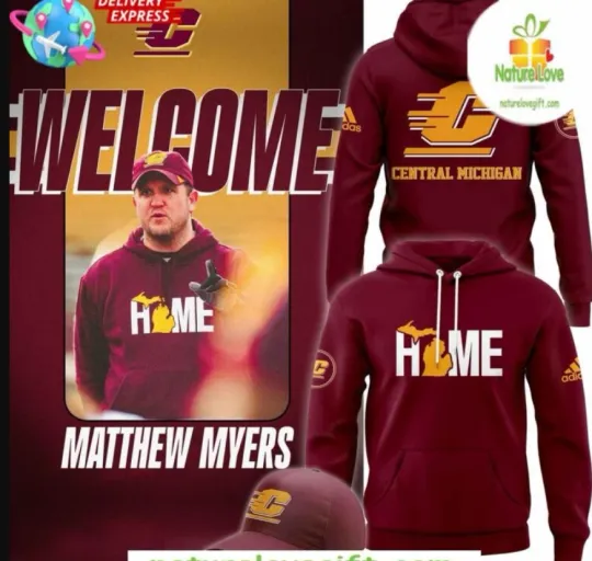 Discover Central Michigan Matth-Ew Myer1 3D Hoodie(No Cap)