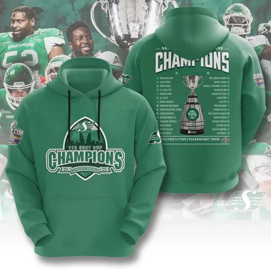 Discover Saskatchewan Roughriders 3D Hoodie
