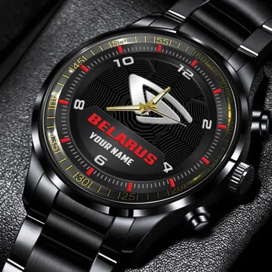 Discover Belarus Stainless Steel Watch, Gift For Dad, Christmas Gift