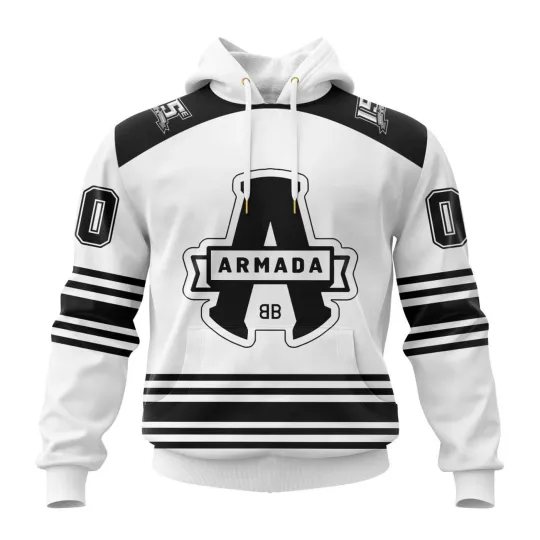 Discover Personalize Blainville-Boisbriand Armada 2025/26 White Hoodie
