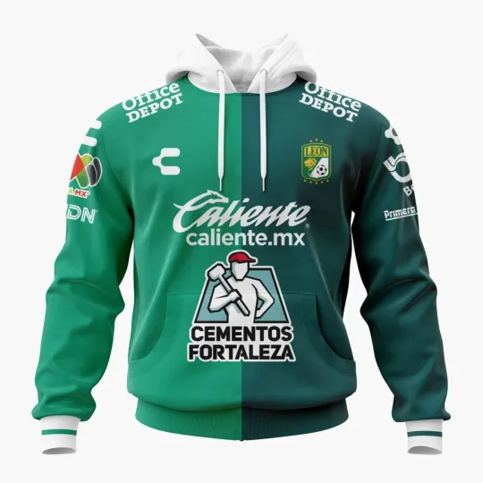 Discover Personalized LIGA MX Club Leon 2025/26 Third Design Hoodie