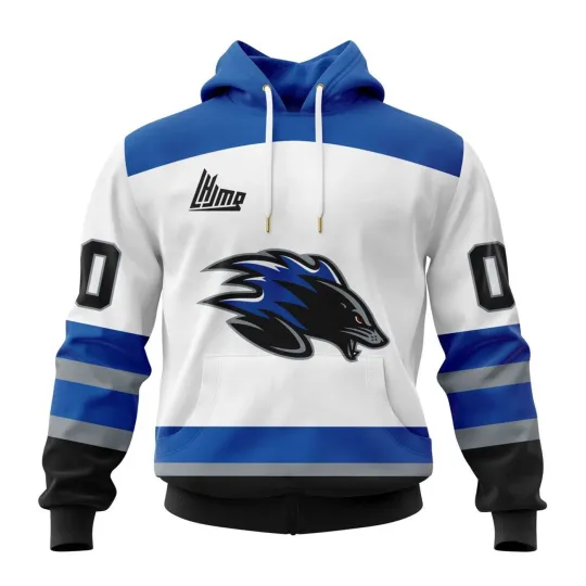 Discover Personalized Saint John Sea Dogs 2025/26 Away Design Hoodie