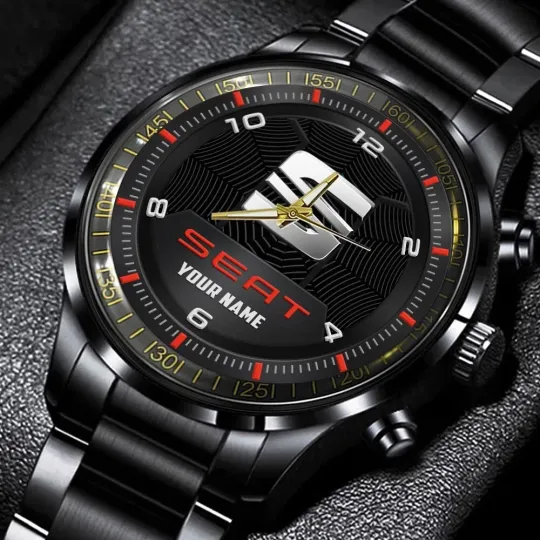 Discover Seat Stainless Steel Watch, Gift For Dad, Christmas Gift