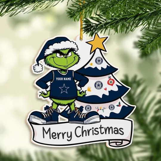 Discover Personalized Dallas Team Cowboyss Christmas Ornament Gift For Fans