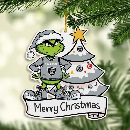 Discover Personalized Las Vegas Team Raiderss Christmas Ornament Gift For Fans