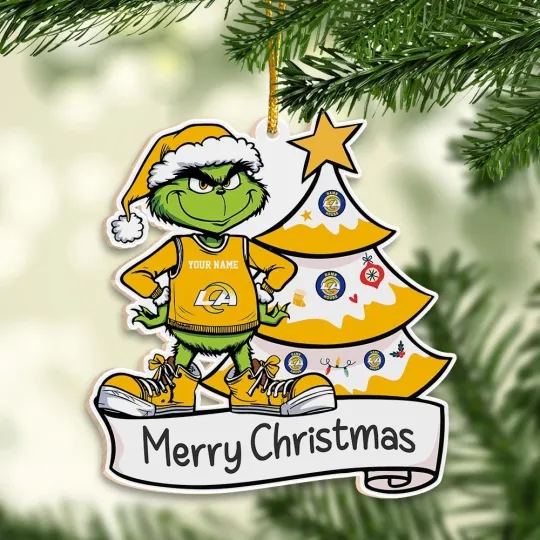 Discover Personalized Los Angeles Team Ramss Christmas Ornament Gift For Fans