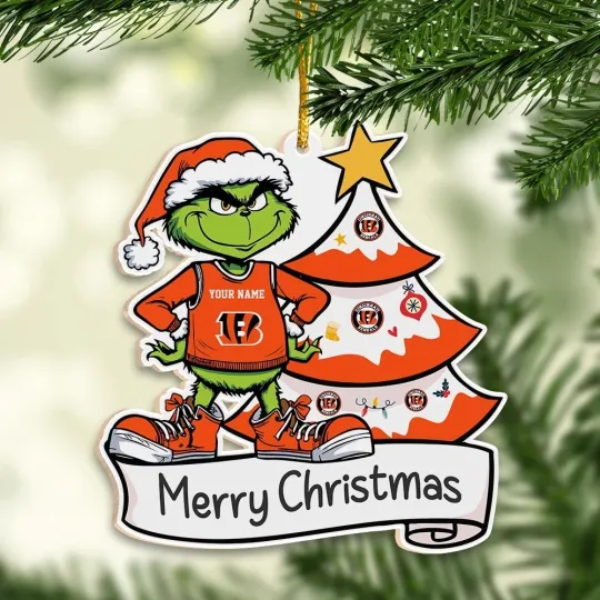 Discover Personalized Cincinnati Team Bengalss Christmas Ornament Gift For Fans