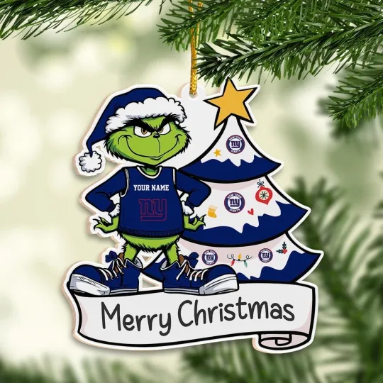 Discover Personalized New York Team Giantss Christmas Ornament Gift For Fans