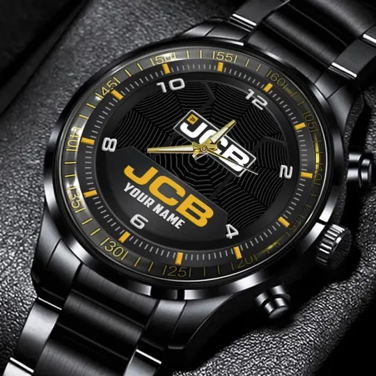 Discover JCB Stainless Steel Watch, Gift For Dad, Christmas Gift