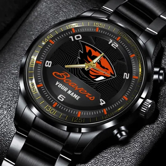 Discover Ore gon State Beavers Stainless Steel Watch, Gift For Dad, Christmas Gift