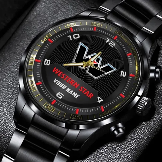 Discover Western Star Stainless Steel Watch, Gift For Dad, Christmas Gift