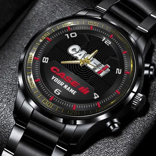 Case IH Stainless Steel Watch, Gift For Dad, Christmas Gift
