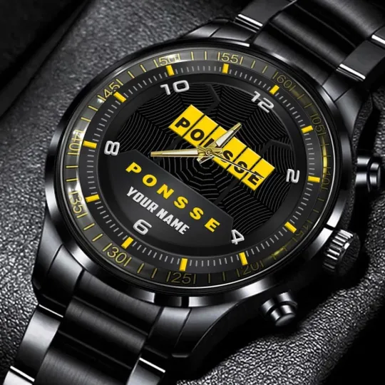 Discover Ponsse Stainless Steel Watch, Gift For Dad, Christmas Gift