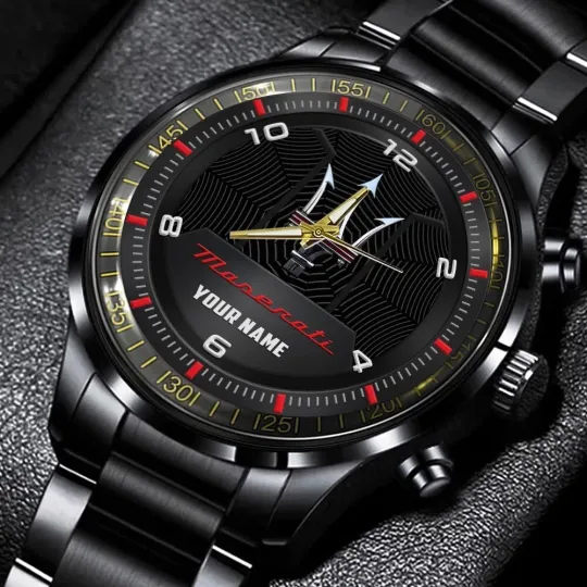 Discover Maser ati Stainless Steel Watch, Gift For Dad, Christmas Gift