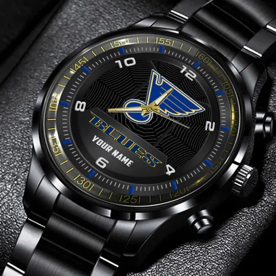 Discover St Lo uis Bl ues Stainless Steel Watch