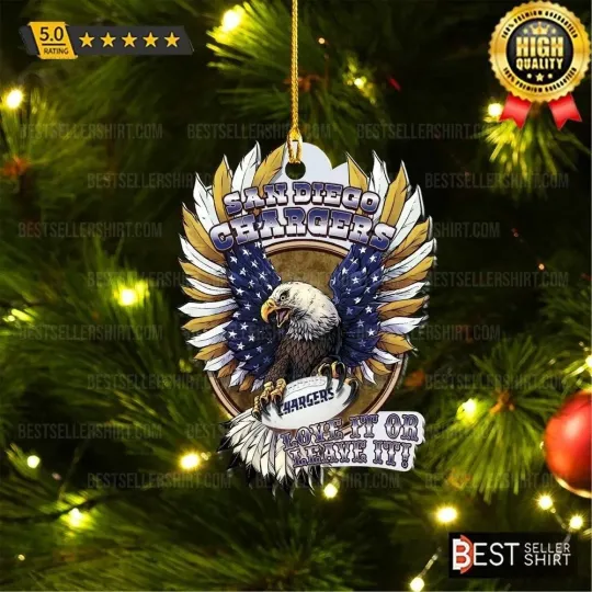 Discover Los Angeles Football Team Chargerss Christmas Ornament Gift Decor