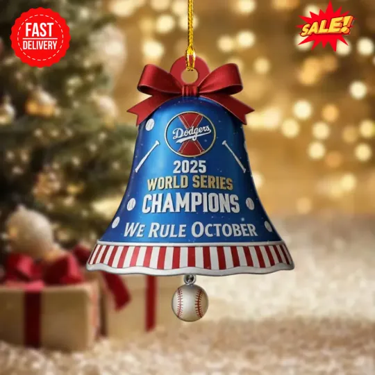 Discover Los Angeles Dodger 2025 Acrylic Ornament