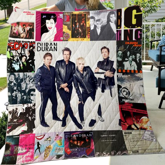 Discover Lover Duran Duran Band Quilt Blanket, Vintage Duran Duran Cozy Quilt Blanket, Band Bedding Blanket, Gift For Fans, Christmas Blanket.