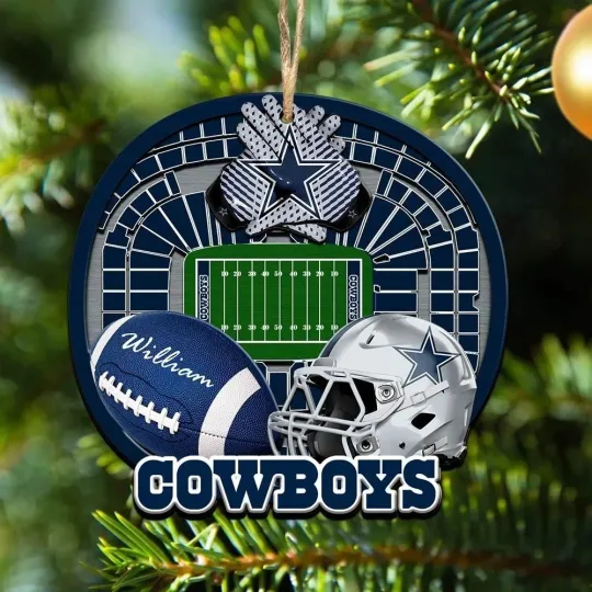 Discover Personalized Dallas Football Team Cowboyss Christmas Ornament Gift Decor
