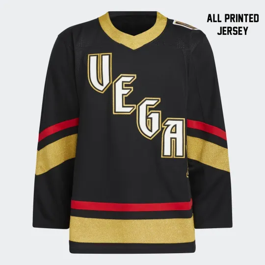 Discover Youth Vegas Golden Knights Retro Reverse Hockey Jersey