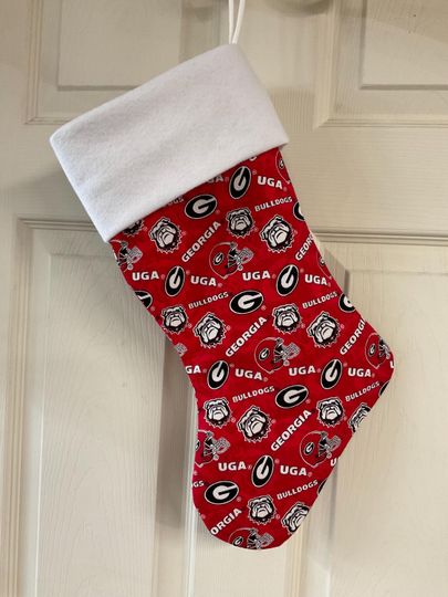 GA bulldogs Christmas Stocking