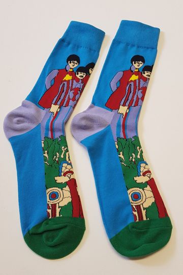 Discover Beatles Socks Pop Art Combed Cotton Unisex Accessories