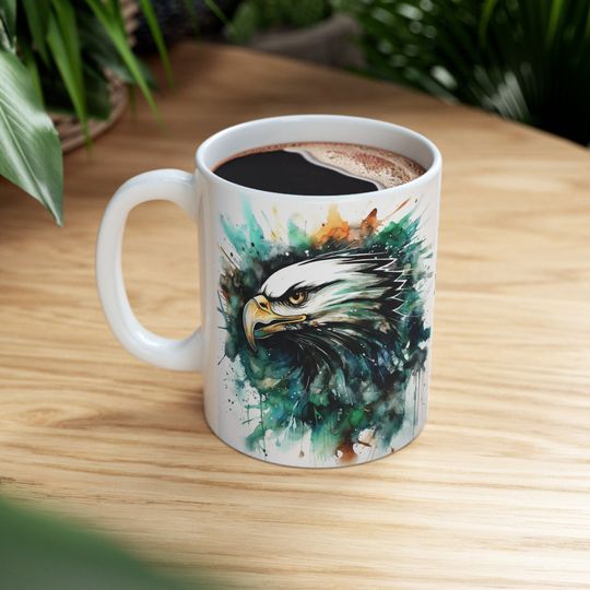 Discover Eagles Custom Art Coffee Mug, Fly through your day