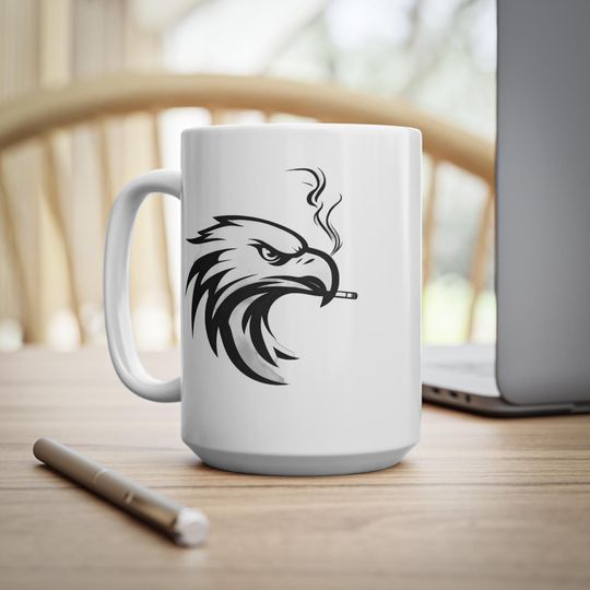 Discover Philadelphia Eagles Ceramic Coffee Mug, Sleek Fan Favorite in Two Sizes