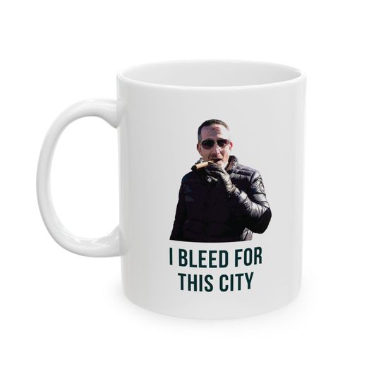 Discover Howie Roseman Eagles Mug: I Bleed for This City - Philadelphia Football Fan