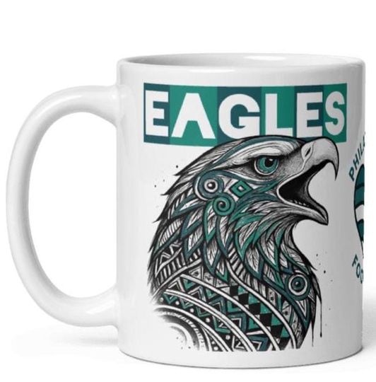 Discover Personalizable Philadelphia Eagles Mug: football Football Fan Gift, Game Day Coffee Cup