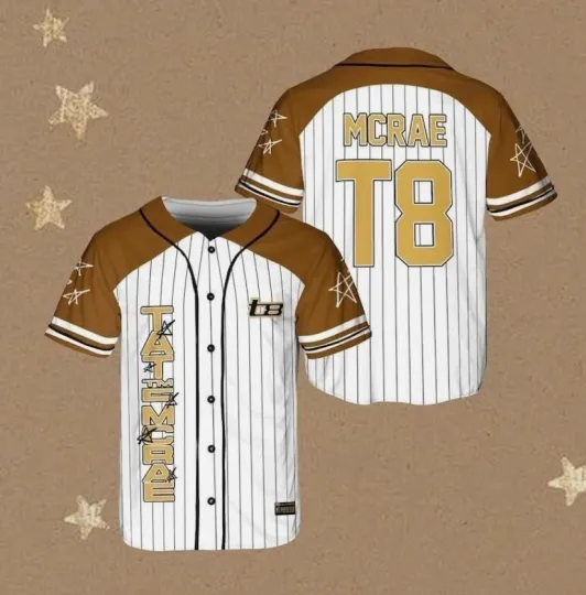 Discover T8 Mcrae Baseball Jersey Miss Possessive Tour 2025 Jersey Tate McRae