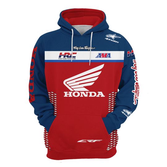 Discover Honda Racing 3D Hoodie, Custom Motorcycle Biker Sweatshirt for Riders