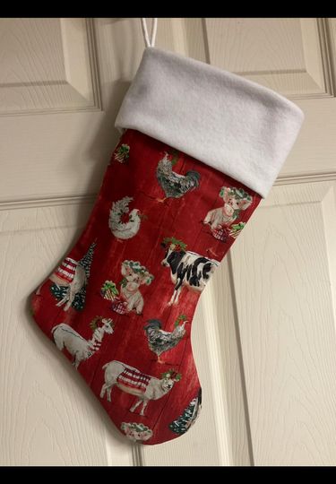 Discover Farm Animals Christmas Stocking