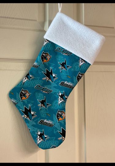 Discover San Jose Sharks Christmas Stocking