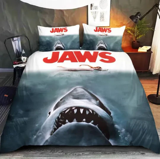 Discover Jaws 50th Anniversary Bedding Set 1975-2025